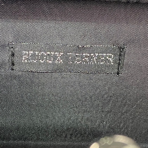 Bijoux Terner Elegant Black Evening Clutch Purse Silver Chain Strap‎ Formal - Picture 8 of 10